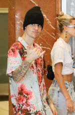 HAILEY and Justin BIEBER Arrives at Office in Beverly Hills 08/29/2019