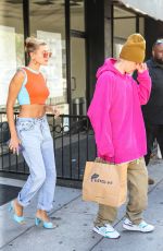 HAILEY and Justin BIEBER at Dance Class in Beverly Hills 08/30/2019