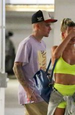 HAILEY and Justin BIEBER Leaves a Yoga Class in Beverly Hills 08/03/2019