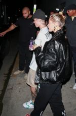 HAILEY and Justin Bieber Leaves Church Service in Los Angeles 08/28/2019
