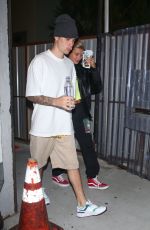 HAILEY and Justin Bieber Leaves Church Service in Los Angeles 08/28/2019