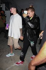 HAILEY and Justin Bieber Leaves Church Service in Los Angeles 08/28/2019