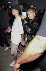 HAILEY and Justin Bieber Leaves Church Service in Los Angeles 08/28/2019