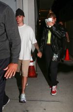 HAILEY and Justin Bieber Leaves Church Service in Los Angeles 08/28/2019