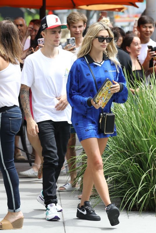 HAILEY and Justin BIEBER Leaves Nate