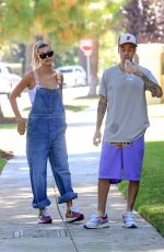 HAILEY and Justin BIEBER Out in Beverly Hils 08/04/2019