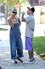 HAILEY and Justin BIEBER Out in Beverly Hils 08/04/2019