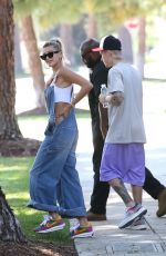 HAILEY and Justin BIEBER Out in Beverly Hils 08/04/2019
