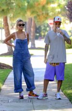 HAILEY and Justin BIEBER Out in Beverly Hils 08/04/2019