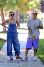 HAILEY and Justin BIEBER Out in Beverly Hils 08/04/2019