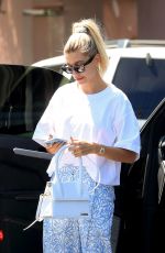 HAILEY BIEBER Arrives at Nine Zero One Hair Salon in West Hollywood 08/06/2019