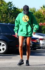 HAILEY BIEBER Heading to a Gym in West Hollywood 08/20/2019