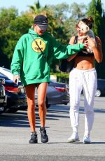 HAILEY BIEBER Heading to a Gym in West Hollywood 08/20/2019