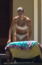 HAILEY BIEBER in Bikini at Her Bachelorette Party in Jamaica 08/27/2019