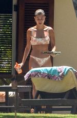 HAILEY BIEBER in Bikini at Her Bachelorette Party in Jamaica 08/27/2019