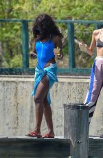 HAILEY BIEBER, KENDALL JENNER and JUSTINE SKYE in Bikinis in Jamaica 08/26/2019