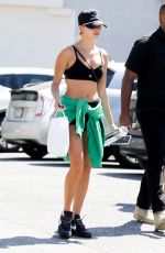 HAILEY BIEBER Leaves a Gym in West Hollywood 08/20/2019