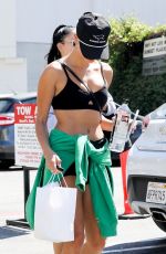 HAILEY BIEBER Leaves a Gym in West Hollywood 08/20/2019