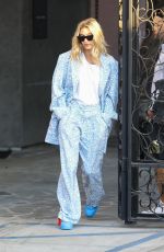 HAILEY BIEBER Leaves Nine Zero One Salon in West Hollywood 08/06/2019