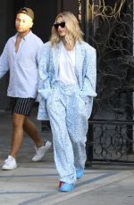 HAILEY BIEBER Leaves Nine Zero One Salon in West Hollywood 08/06/2019