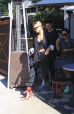 HAILEY BIEBER Out for Lunch in West Hollywood 08/21/2019