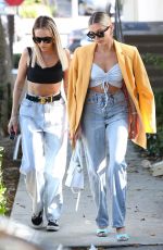 HAILEY BIEBER Out in West Hollywood 08/23/2019