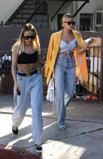 HAILEY BIEBER Out in West Hollywood 08/23/2019