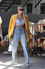 HAILEY BIEBER Out in West Hollywood 08/23/2019