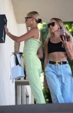 HAILEY BIEBER Out with Her Stylist in West Hollywood 08/23/2019