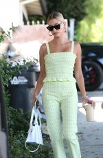 HAILEY BIEBER Out with Her Stylist in West Hollywood 08/23/2019