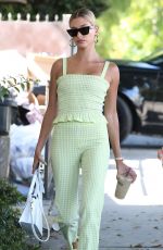 HAILEY BIEBER Out with Her Stylist in West Hollywood 08/23/2019