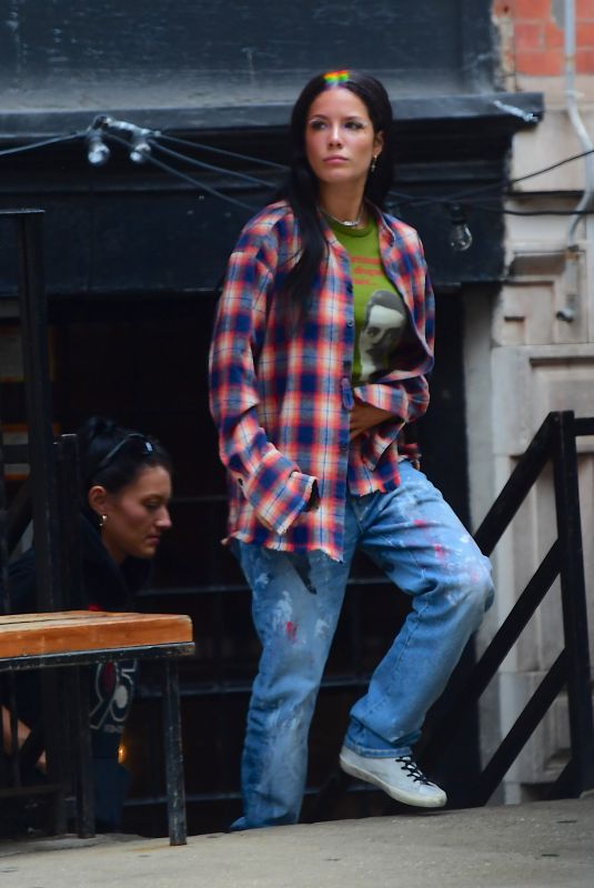 HALSEY Out and About in New York 08/28/2019