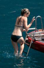 HANNAH BAGSHAWE in Bikini on Vacation in Positano 08/23/2019