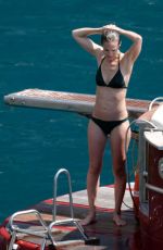 HANNAH BAGSHAWE in Bikini on Vacation in Positano 08/23/2019