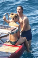HANNAH BAGSHAWE in Bikini on Vacation in Positano 08/23/2019