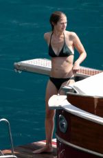 HANNAH BAGSHAWE in Bikini on Vacation in Positano 08/23/2019