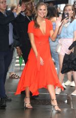 HANNAH BROWN Arrives at Build Series in New York 07/31/2019