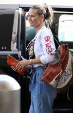 HEIDI KLUM Arrives at LAX Airport in Los Angeles 08/24/2019