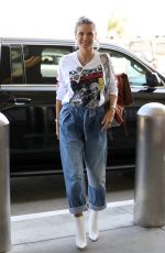 HEIDI KLUM Arrives at LAX Airport in Los Angeles 08/24/2019
