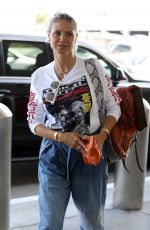 HEIDI KLUM Arrives at LAX Airport in Los Angeles 08/24/2019