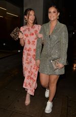 HELEN FLANAGAN and JACQUELINE JOSSA at Park Chinois in London 08/16/2019