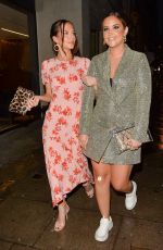 HELEN FLANAGAN and JACQUELINE JOSSA at Park Chinois in London 08/16/2019