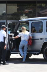 HILARY DUFF at a Valet in Los Angeles 08/29/2019