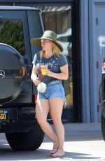 HILARY DUFF Out and About in Studio City 08/03/2019