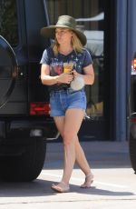 HILARY DUFF Out and About in Studio City 08/03/2019
