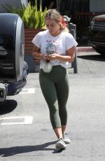 HILARY DUFF Out Shopping in Los Angeles 08/21/2019