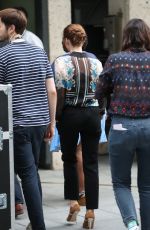 HOLLIDAY GRAINGER Leaves The One Show in London 08/28/2019