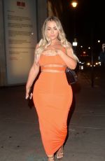 HOLLY HAGAN Night Out in London 08/07/2019