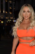 HOLLY HAGAN Night Out in London 08/07/2019