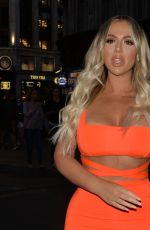 HOLLY HAGAN Night Out in London 08/07/2019